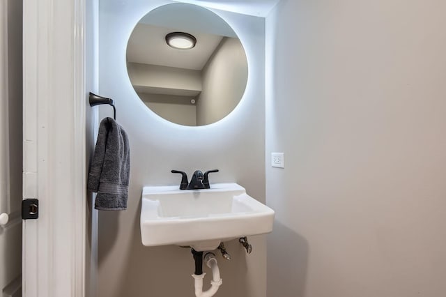 bathroom with a sink