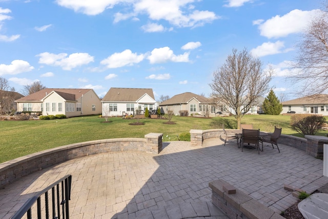2811 Haven Ct, Naperville, IL 60564 - view of patio / terrace with a residential view