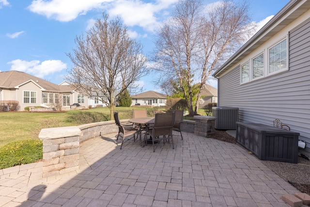 2811 Haven Ct, Naperville, IL 60564 - view of patio / terrace with cooling unit and outdoor dining area