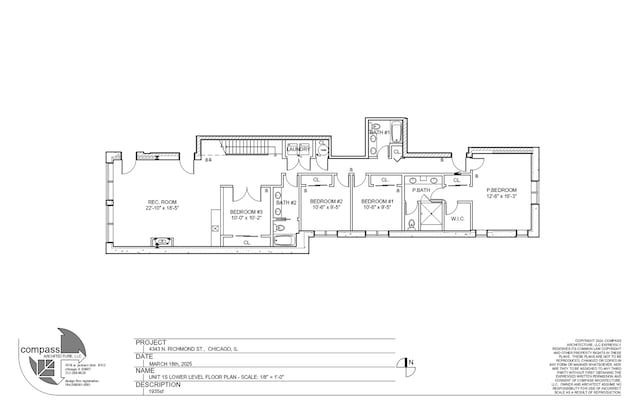 4343 N Richmond Ave Unit 1S, Chicago, IL 60618 - plan
