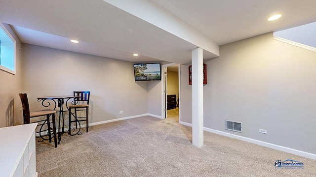 950 Donnelly Pl, Mchenry, IL 60050 - below grade area featuring carpet and recessed lighting