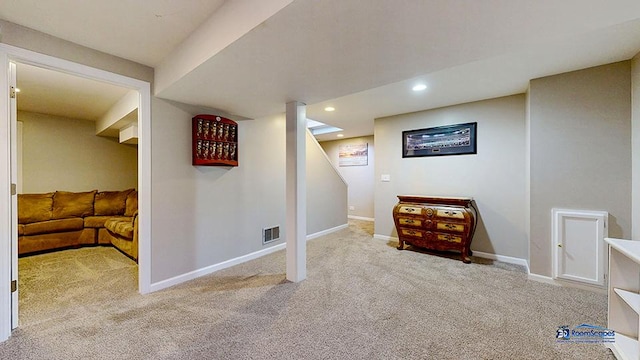 950 Donnelly Pl, Mchenry, IL 60050 - finished basement with carpet flooring and recessed lighting