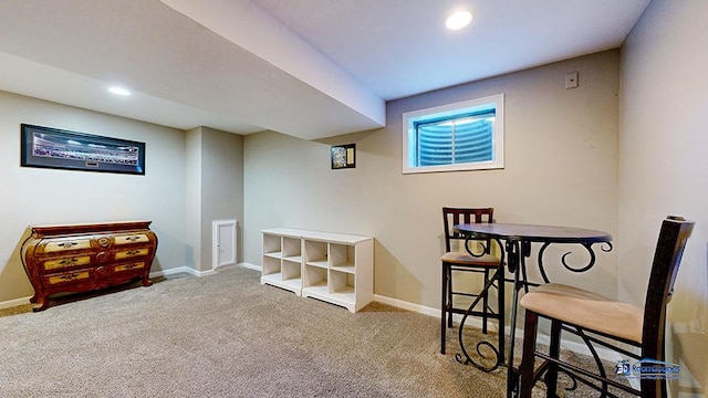 950 Donnelly Pl, Mchenry, IL 60050 - below grade area featuring carpet and recessed lighting