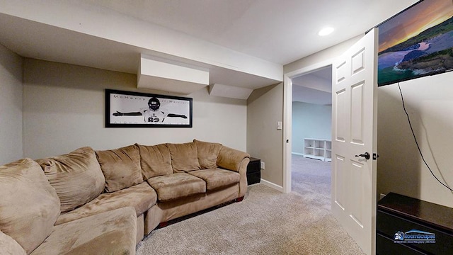 950 Donnelly Pl, Mchenry, IL 60050 - living area featuring light colored carpet and recessed lighting
