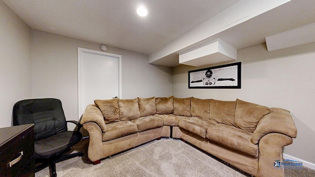 950 Donnelly Pl, Mchenry, IL 60050 - living area featuring carpet floors and baseboards