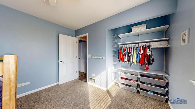 950 Donnelly Pl, Mchenry, IL 60050 - carpeted bedroom with baseboards and a ceiling fan