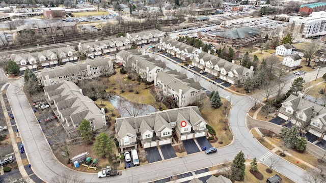 birds eye view of property featuring a residential view