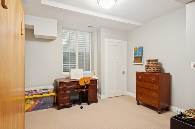 384 Provident Ave, Winnetka, IL 60093 - carpeted home office featuring baseboards