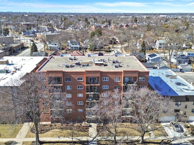 birds eye view of property featuring a residential view