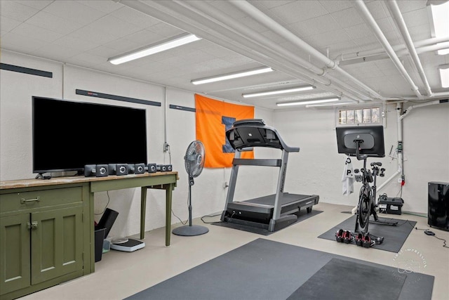 view of workout room