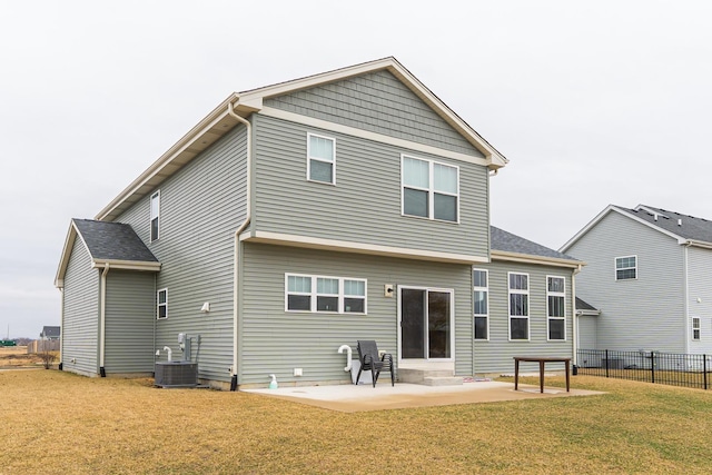 1125 Juniper Dr, Sycamore, IL 60178 - back of house featuring a patio area and central AC unit