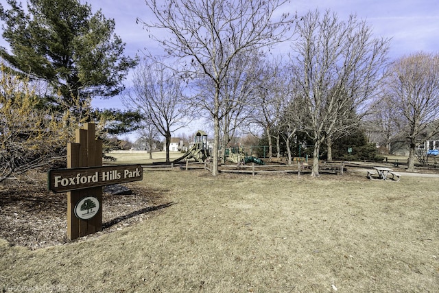 view of community with playground community