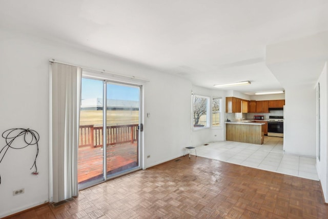 view of unfurnished living room