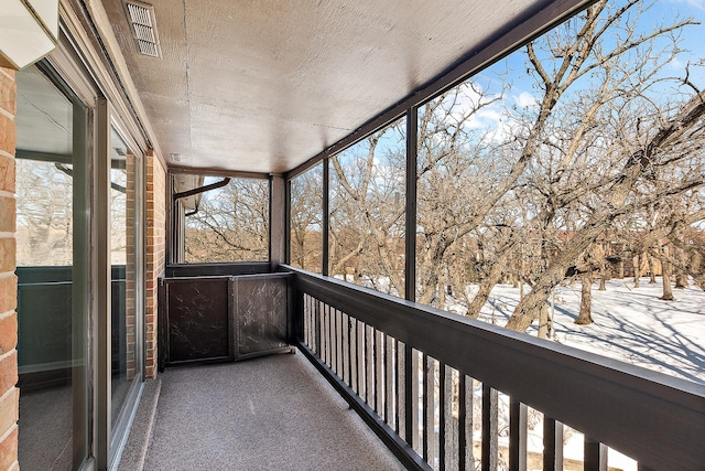 balcony featuring visible vents