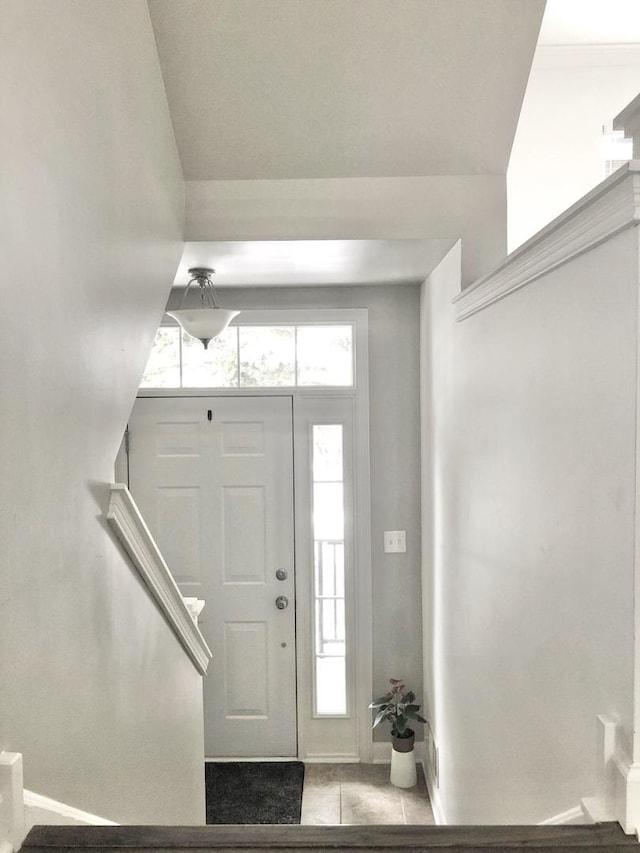 entrance foyer with stairway