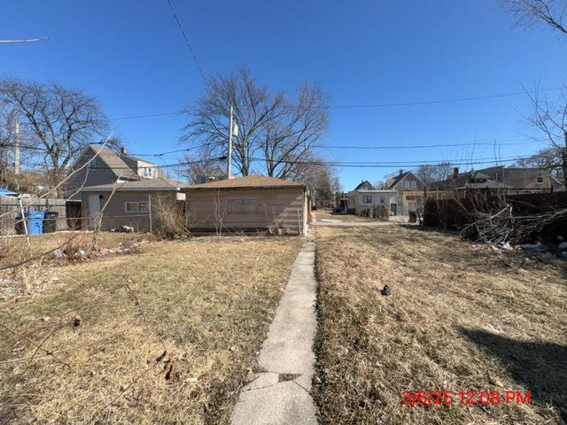 exterior space with fence