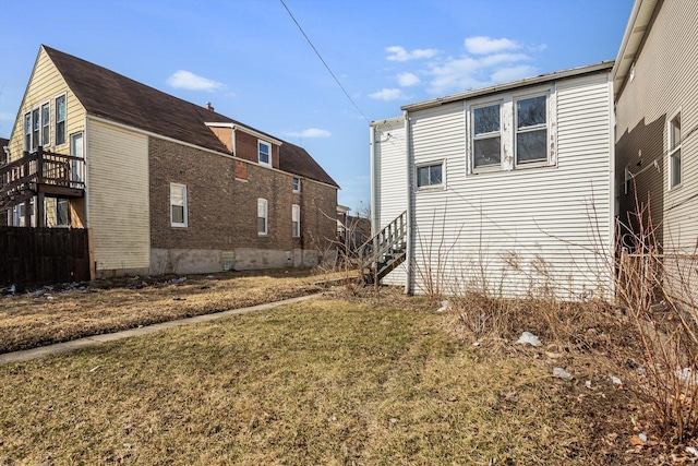 6725 S Justine St, Chicago, IL 60636 - view of side of property featuring stairs