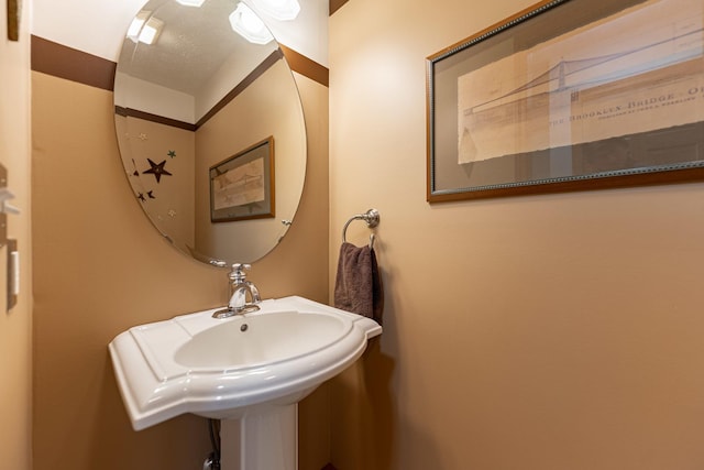 bathroom with a sink