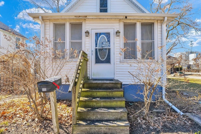 view of property entrance