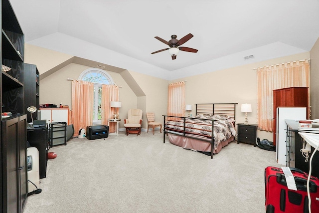 11735 Orchard St, Willow Springs, IL 60480 - carpeted bedroom featuring visible vents and a ceiling fan