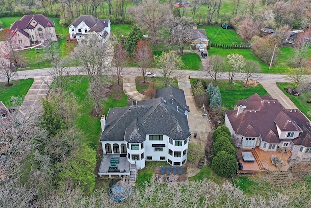 11735 Orchard St, Willow Springs, IL 60480 - birds eye view of property featuring a residential view