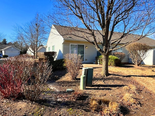 view of side of property