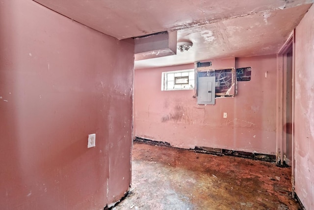 utility room featuring electric panel