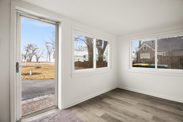 interior space with plenty of natural light