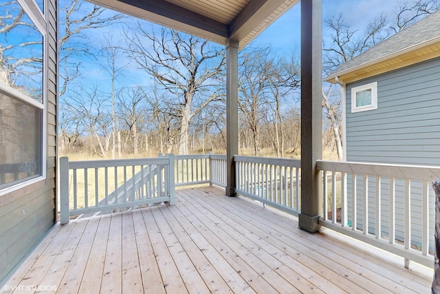 view of deck