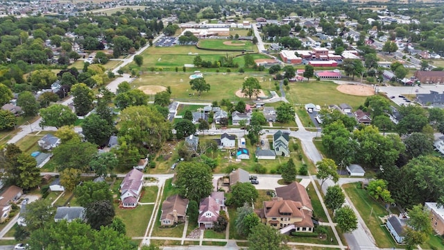 birds eye view of property featuring a residential view