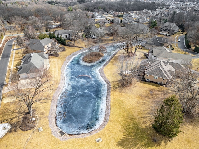 drone / aerial view featuring a residential view