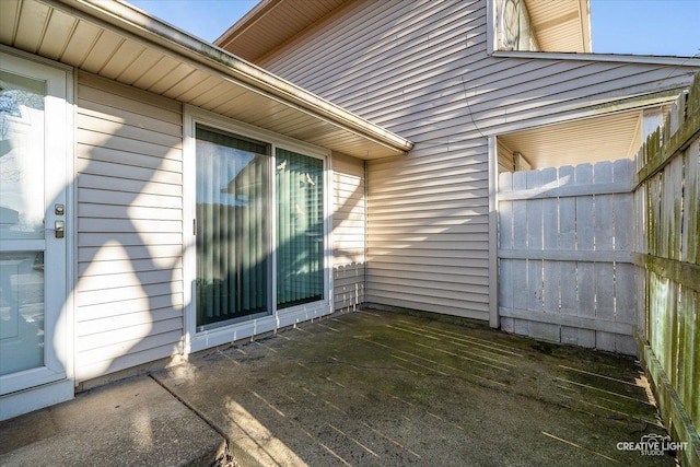 view of home's exterior featuring a garage