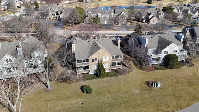 bird's eye view featuring a residential view