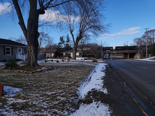 view of road