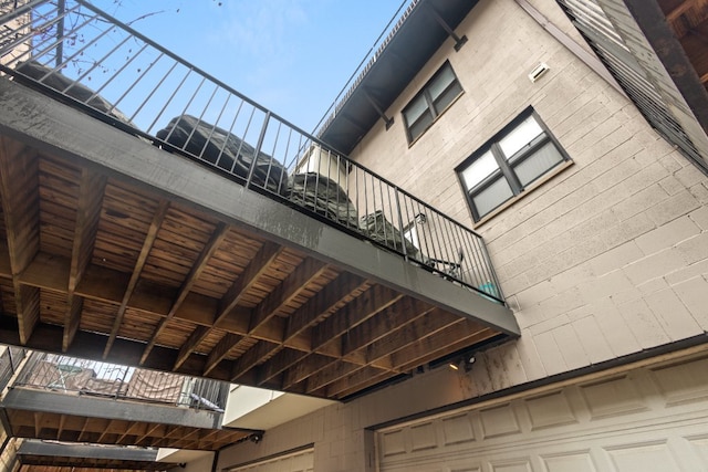 view of property with a garage