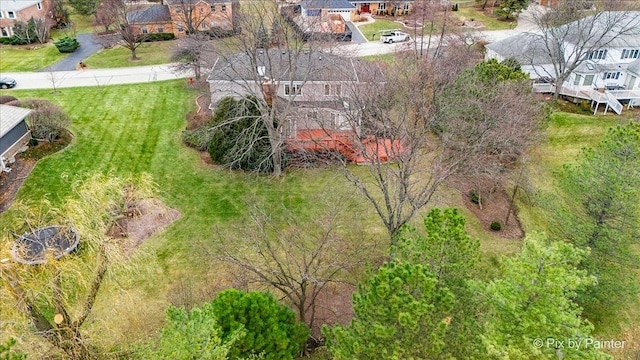 birds eye view of property featuring a residential view