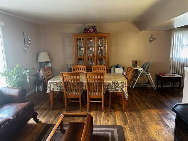 115 N Lavergne Ave, Northlake, IL 60164 - dining room with wood finished floors