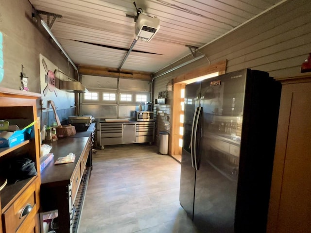 kitchen featuring appliances with stainless steel finishes and stainless steel counters