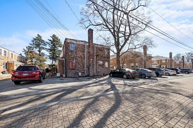 view of street featuring a residential view