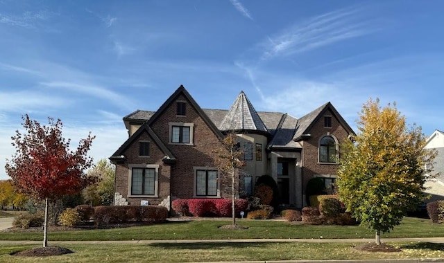 1860 Lake Charles Dr, Vernon Hills, IL 60061 - view of front of home featuring a front yard and brick siding