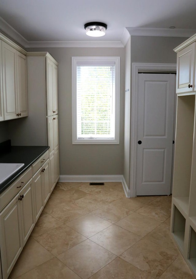 1860 Lake Charles Dr, Vernon Hills, IL 60061 - washroom featuring ornamental molding and baseboards