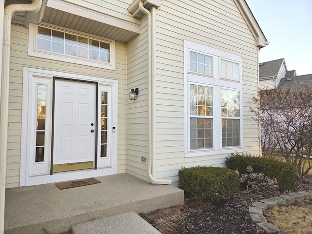 view of entrance to property