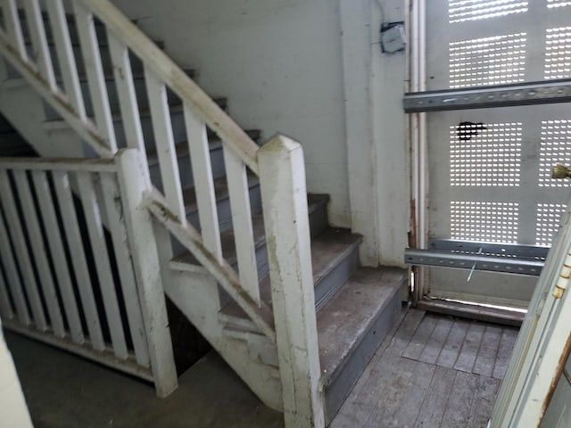 view of stairs