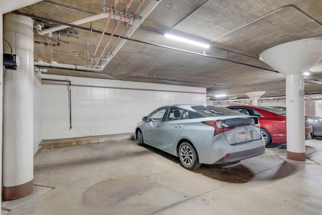 view of parking deck