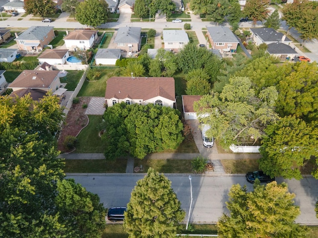 birds eye view of property featuring a residential view