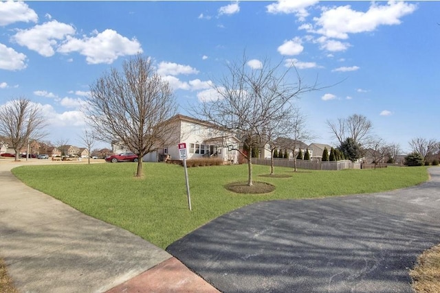 26800 Basswood Cir, Plainfield, IL 60585 - view of property's community with a yard and fence