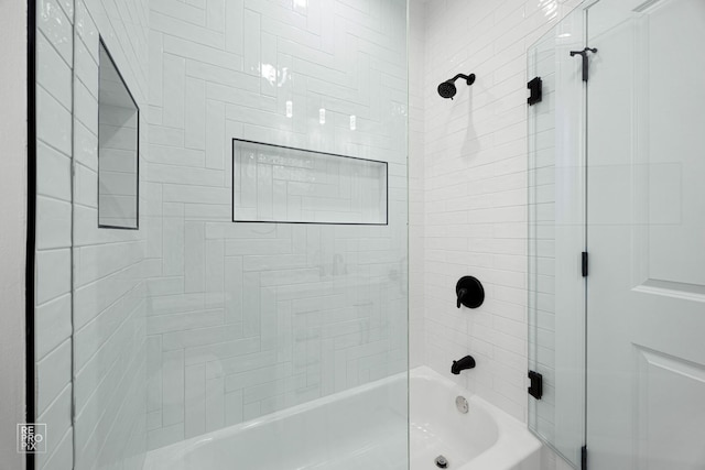 full bathroom with  shower combination