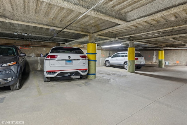 view of parking deck