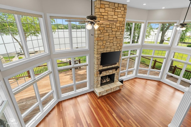 8043 Tamarack Ln, Morris, IL 60450 - unfurnished sunroom featuring healthy amount of natural light