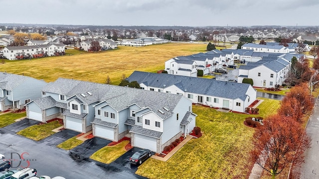 birds eye view of property featuring a residential view